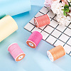 4 Rolls 4 Colors Round Waxed Polyester Cord YC-TA0001-27A-4