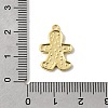 Christmas Brass Enamel Pendants KK-L258-05G-B01-3