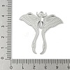 304 Stainless Steel Moth Pendants X-STAS-S186-08B-P-3
