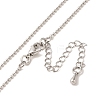 Brass Ball Chain Necklaces NJEW-B119-05P-1