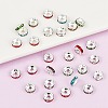 Brass Grade A Rhinestone Spacer Beads RB-A014-Z6mm-S-2