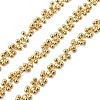 Brass Round Bead Link Chains CHC-L054-16G-1