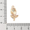 Golden Plated Alloy Enamel Pendants ENAM-L047-01G-05-3