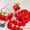 5 Yards Polyester Satin Chiffon Wavy Lace OCOR-CY0001-66A-3