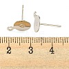 Brass Stud Earring Findings LS-KK-K225-02B-P-3