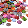 160Pcs 8 Colors Natural Akoya Shell Charms BSHE-TA0001-02-2