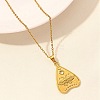 Love Heart Stainless Steel Pandant Necklace PW-WG59510-05-1