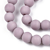Opaque Glass Beads Strands GLAA-T032-P6mm-MD07-2