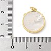 Brass Micro Pave Cubic Zirconia Pendants KK-K298-29C-G-3