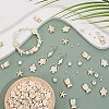210pcs 5 styles Dyed Synthetic Turquoise Beads G-NB0005-45-4