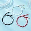 3Pcs Nylon Cord Bracelets for Women Men BJEW-JB12946-1