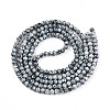 Baking Paint Glass Beads Strands DGLA-N003-4mm-A06-2