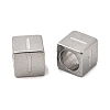 304 Stainless Steel European Beads STAS-D382-02I-P-1