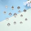 SUNNYCLUE 90Pcs 9 Style Tibetan Style Alloy Pendants TIBEP-SC0001-97-4