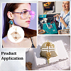 36Pcs Transparent Acrylic Multi-strand Links TACR-PH0001-98-5