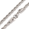 Brass Chain Necklaces for Women NJEW-G084-25P-2