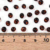 3/0 Baking Paint Glass Fringe Seed Beads SEED-A034-04J-4