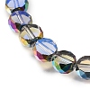 Electroplated Transparent Glass Beads Strands GL-CBA98F0-06A-05-2