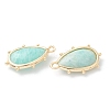 Natural Amazonite Pendants X-G-B009-02G-D-2