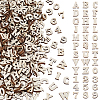 824Pcs Unfinished Wood Chips DIY-WR0005-22-1