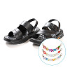 6Pcs 3 Styles Heart Acrylic Boot Strap Chains FIND-GO00002-6