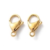 304 Stainless Steel Lobster Claw Clasps STAS-V007-01E-G-1