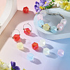 20Pcs UV Plating Opaque Acrylic Imitation Jelly Beads OACR-TADJ0001-09B-4
