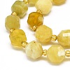 Natural Yellow Opal Beads Strands G-O201B-96-3