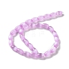 Macaron Color Natural Selenite Beads Strands G-B102-A01-04-2