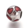 304 Stainless Steel European Beads OPDL-L013-01A-2