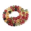Crackle Transparent Glass Beads Strands GLAA-N074-02B-11-3