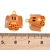 304 Stainless Steel Enamel Pendants SA-CBA033B-01G-03-3