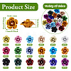 108Pcs 18 Colors Aluminum Beads FALUM-TA0001-01-13