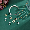 8Pcs 2 Colors Brass Spring Gate Rings KK-PH0013-93-4