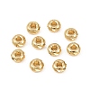 Corrugated Column Brass Beads KK-Z146-05G-02-1