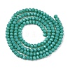 Opaque Solid Color Imitation Jade Glass Beads Strands EGLA-A044-P2mm-D31-3