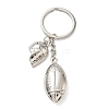 Alloy Sport Rugby Keychains LS-KEYC-I119-05P-1
