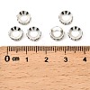 Brass Rhinestone Spacer Beads RB-A020-7mm-01S-2