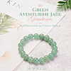 Natural Green Aventurine Round Beads Stretch Bracelets BJEW-PH0001-10mm-24-2
