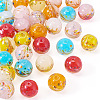 30Pcs 5 Colors Handmade Lampwork Beads LAMP-TA0001-51-2