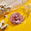 1Pc Polyester Flower Brooch JEWB-ME0001-11B-4