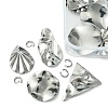 16Pcs 8 Style 201 Stainless Steel Pendants DIY-FS0005-37P-3