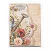 30Pcs 15 Styles Vintage Floral Scrapbook Paper Pads DIY-P083-A06-2