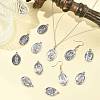 30Pcs 6 Styles Religion Tibetan Style Alloy Pendants FIND-FS0005-01-6