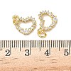 Brass Micro Pave Cubic Zirconia Pendants KK-I379-15G-03-3
