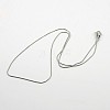Herringbone Chain Necklace for Men NJEW-F027-16-1mm-1