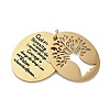 304 Stainless Steel Enamel Pendants STAS-Z126-09G-1