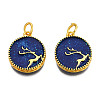 Alloy Enamel Pendants ENAM-N056-039-3