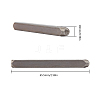 Iron Seal Stamps AJEW-L060-05-3