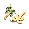 304 Stainless Steel Enamel Pendants X-STAS-E550-55G-2